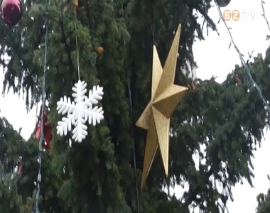 Feldíszítették a város karácsonyfáját Feldíszítették a város karácsonyfáját