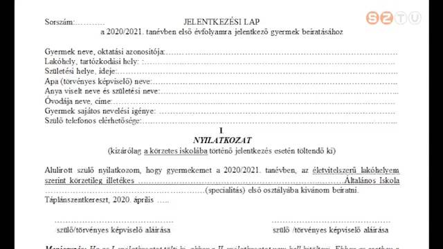 Online beiratkozás az iskolákban, óvodákban Online beiratkozás az iskolákban, óvodákban