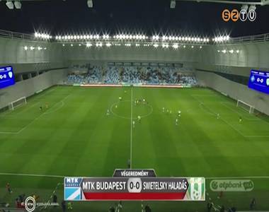 Egy ponttal t�rt haza az MTK otthon�b�l a Halad�s NB I-es labdar�g�csapata