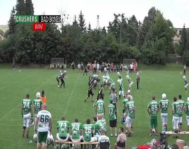 Toborz�si c�llal ny�lt edz�s tartott a Szombathely Crushers amerikaifoci-csapata