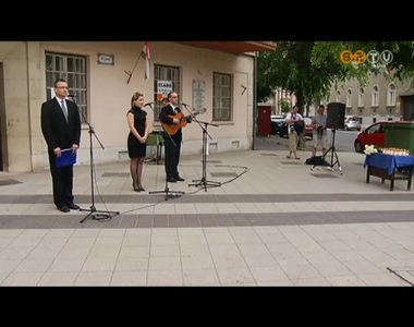 Nagy Imre és mártírtársai halálának 55. évfordulójára emlékezett a város szombat este Nagy Imre és mártírtársai halálának 55. évfordulójára emlékezett a város szombat este