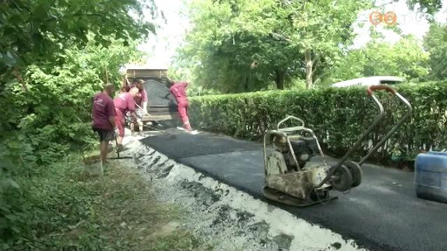 Járdafelújítás a Csótónál Járdafelújítás a Csótónál