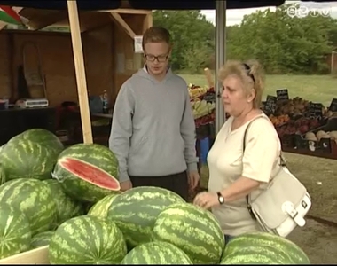 A vásárlók inkább a magyar görögdinnyét keresik, mint a külföldit A vásárlók inkább a magyar görögdinnyét keresik, mint a külföldit