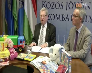 Testv�rv�rosi egy�ttm�k�d�s keret�ben seg�ti Szombathely a vajdahunyadi gyermekeket