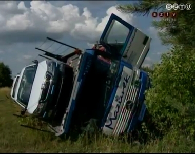A teherautókat ellenőrzi a rendőrség Európa-szerte A teherautókat ellenőrzi a rendőrség Európa-szerte