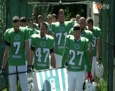 �jra a Div�zi� I d�nt�j�ben a Szombathely Crushers amerikai futball csapata
