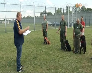 Hat kutya kapott kiképzést hat fogvatartottól a szombathelyi börtönben Hat kutya kapott kiképzést hat fogvatartottól a szombathelyi börtönben