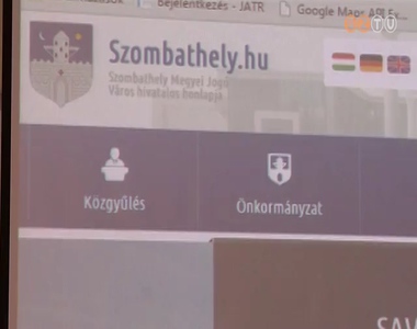 Meg�jult a v�ros honlapja