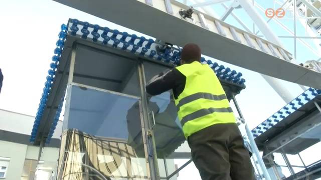 Öt hét után bontják Szombathelyen az óriáskereket Öt hét után bontják Szombathelyen az óriáskereket