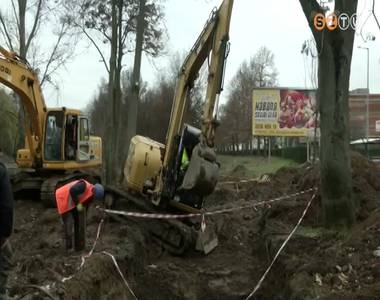 Meg�jul a v�ros csapad�kv�z-elvezet� rendszere