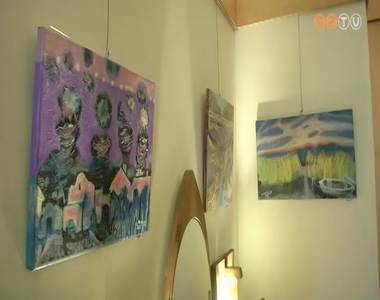 Megny�lt Hatos Csaba fest�m�v�sz ki�ll�t�sa