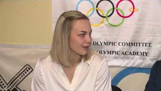 P�sztor No�mi volt a Halmay Zolt�n Olimpiai Hagyom�ny�rz� Egyes�let besz�lget�s-sorozat�nak vend�ge