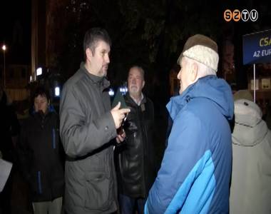 Szombathelyen is al��r�sokat gy�jt Hadh�zy �kos