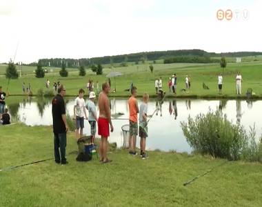 Gyerekeknek tartottak horg�szversenyt