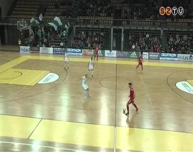 A szombathelyi futsalosok �tg�zoltak a Duna�jv�roson